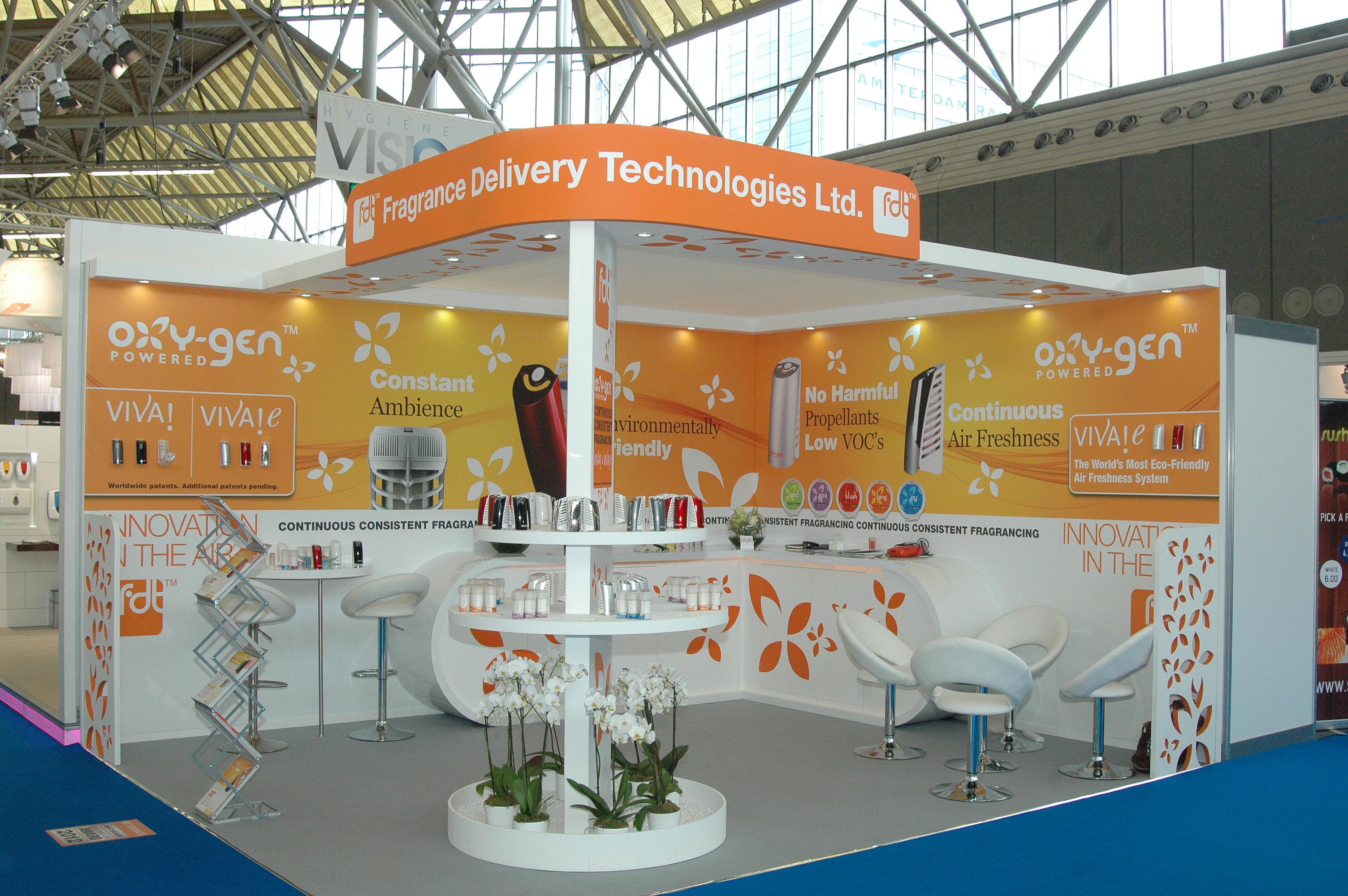 Fragrance Delivery Technologies booth at ISSA Interclean, Amsterdam